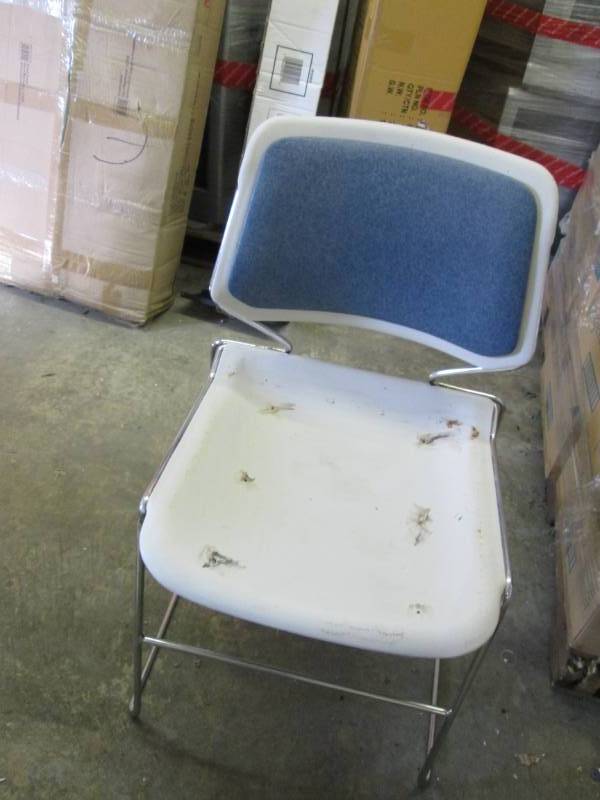 lot 143 image: Lot of 6 Conference Chairs- need cl...