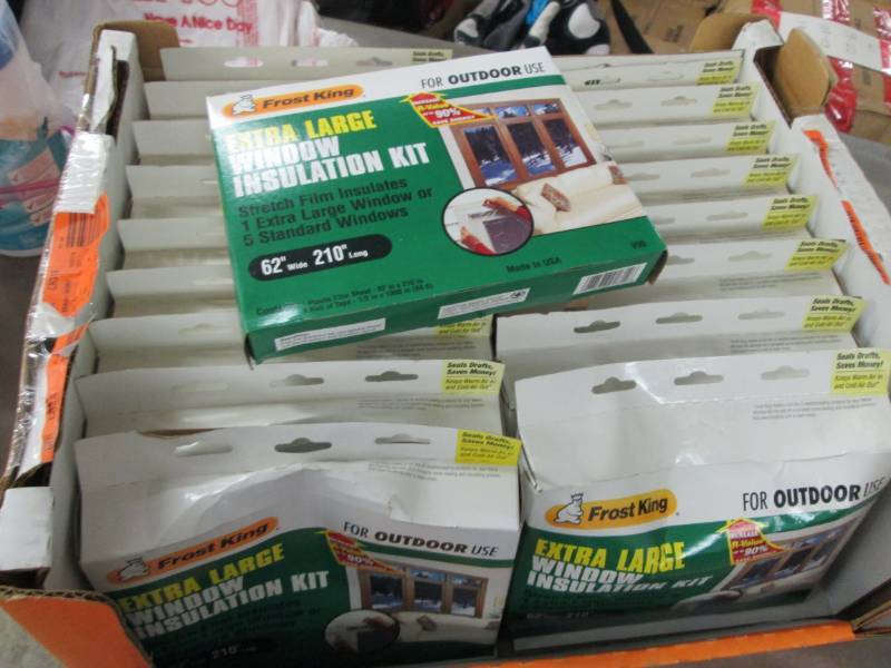 lot 150 image: Lot of 19 Frost King EO 62 in. x 2...