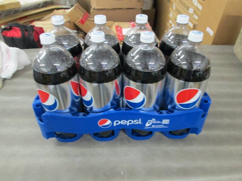 lot 187 image: Case of 8- 2L Bottles of Diet Pepsi...
