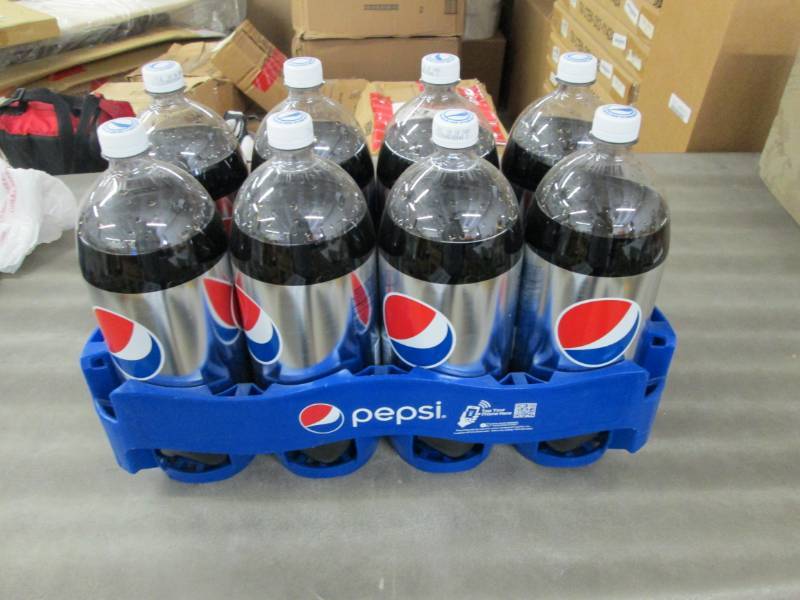 lot 189 image: Case of 8- 2L Bottles of Diet Pepsi...