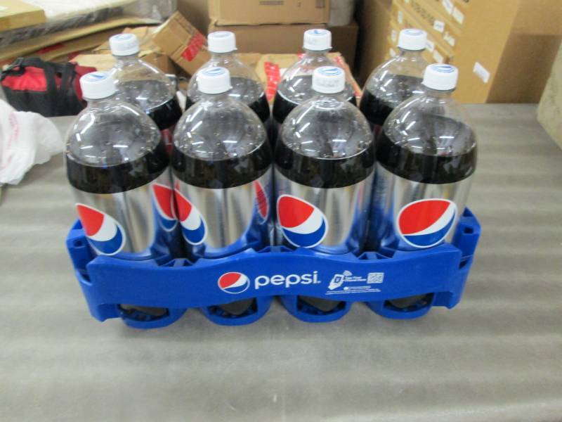 lot 190 image: Case of 8- 2L Bottles of Diet Pepsi...