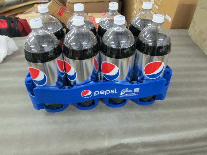 lot 192 image: Case of 8- 2L Bottles of Diet Pepsi...