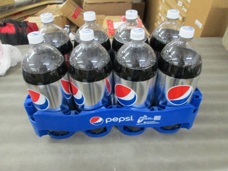 lot 194 image: Case of 8- 2L Bottles of Diet Pepsi...
