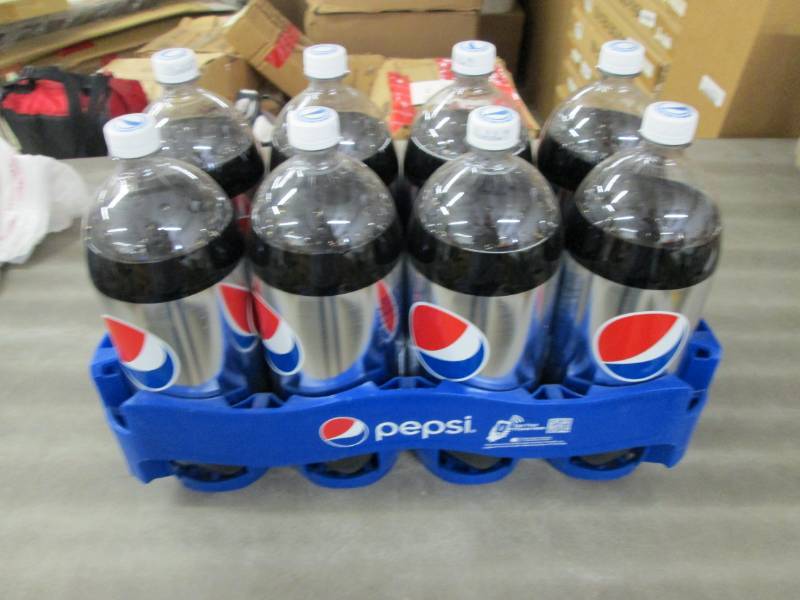 lot 198 image: Case of 8- 2L Bottles of Diet Pepsi...