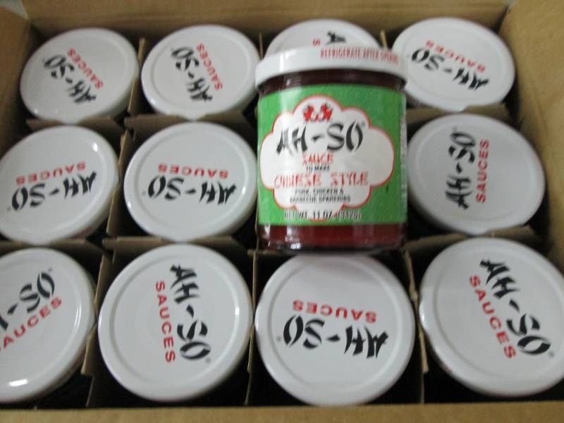 lot 248 image: Case of 12- 11 oz jars Ah So Sparer...