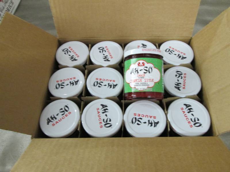 lot 257 image: Case of 12- 11 oz jars Ah So Sparer...
