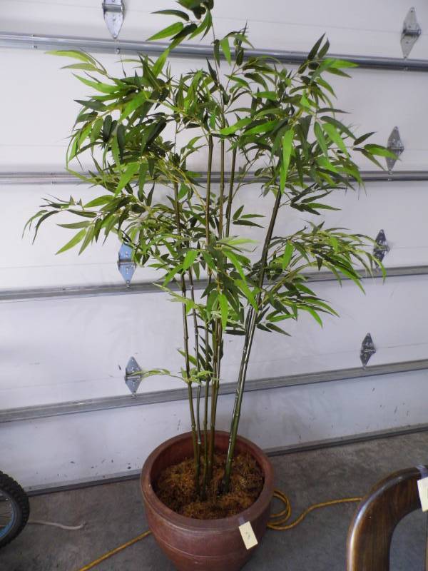 lot 2 image: Artificial Bamboo Tree