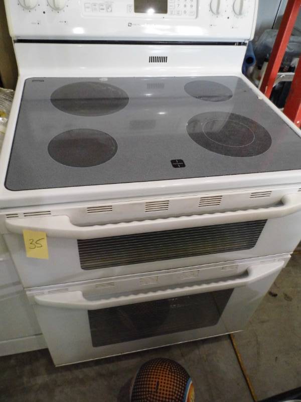 lot 35 image: Maytag Double Oven Stove