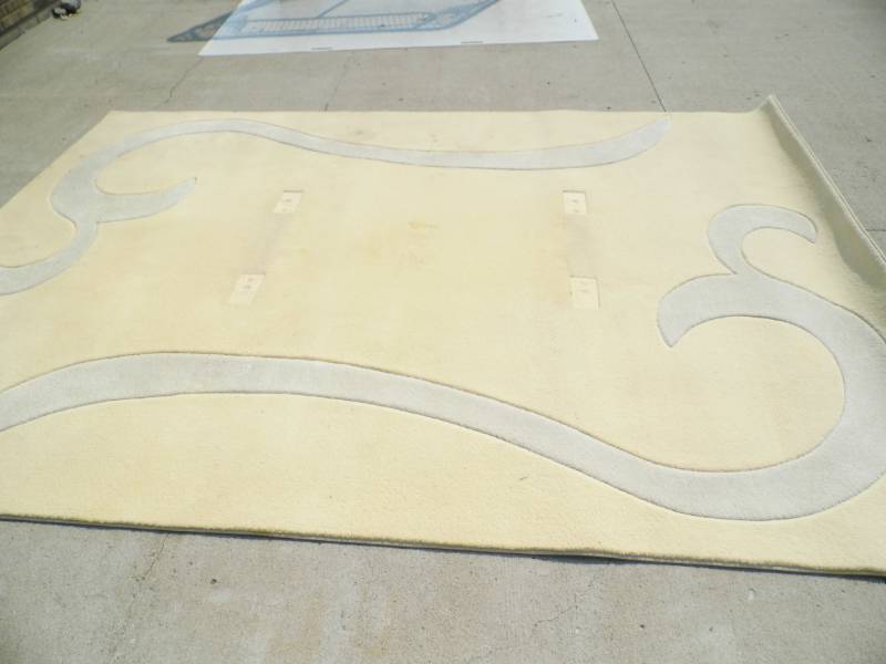 lot 45 image: Light Yellow Area Rug