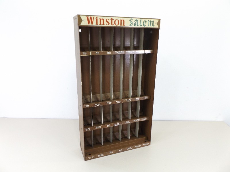 Vintage Metal Winston Salem Cigarette Display