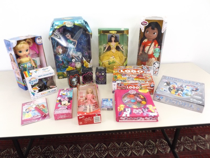 Large Lot of NIB Girls Toys, Barbies, Monster High, etc.