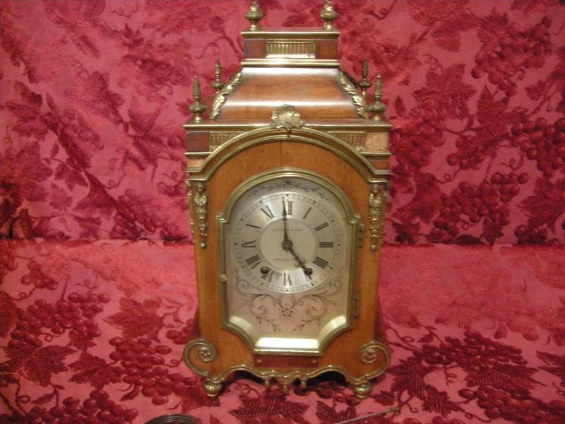 lot 37 image: Antique Wm Lister and Sons Clock