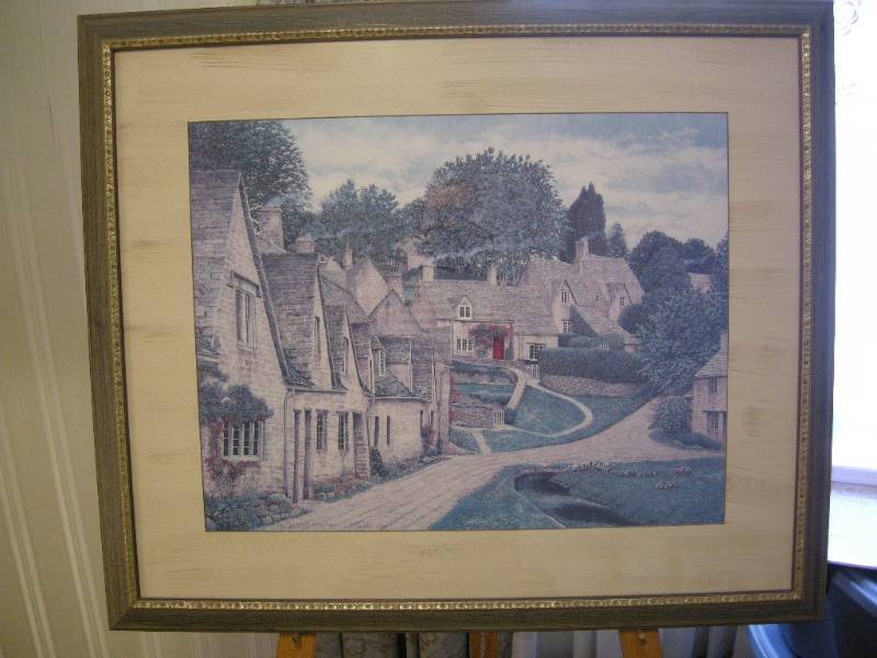 lot 110 image: Vintage Caldwell Print and Easel