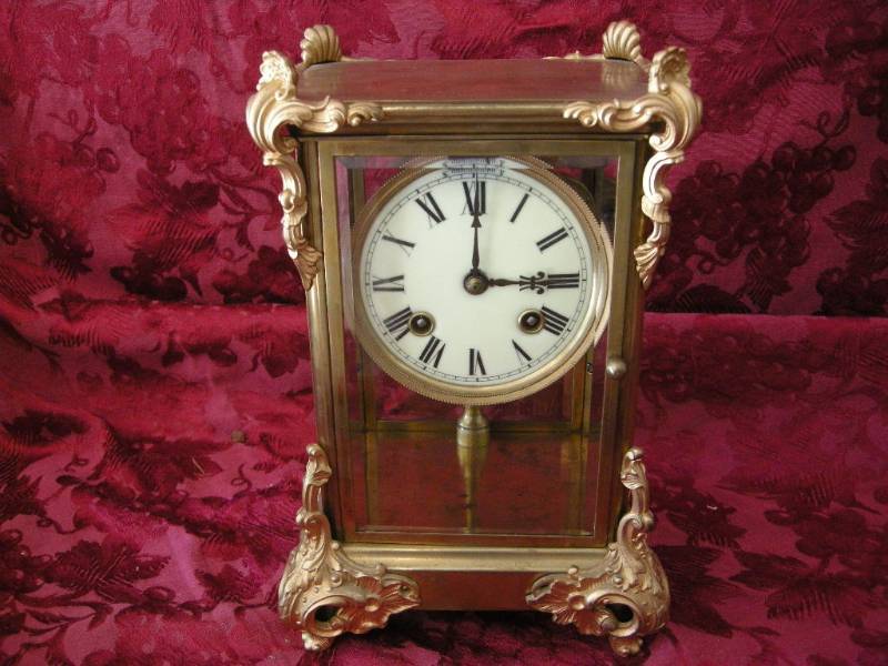 lot 353 image: Antique Ansonia Regulator Clock