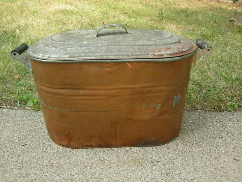 lot 384 image: Antique Copper Boiler