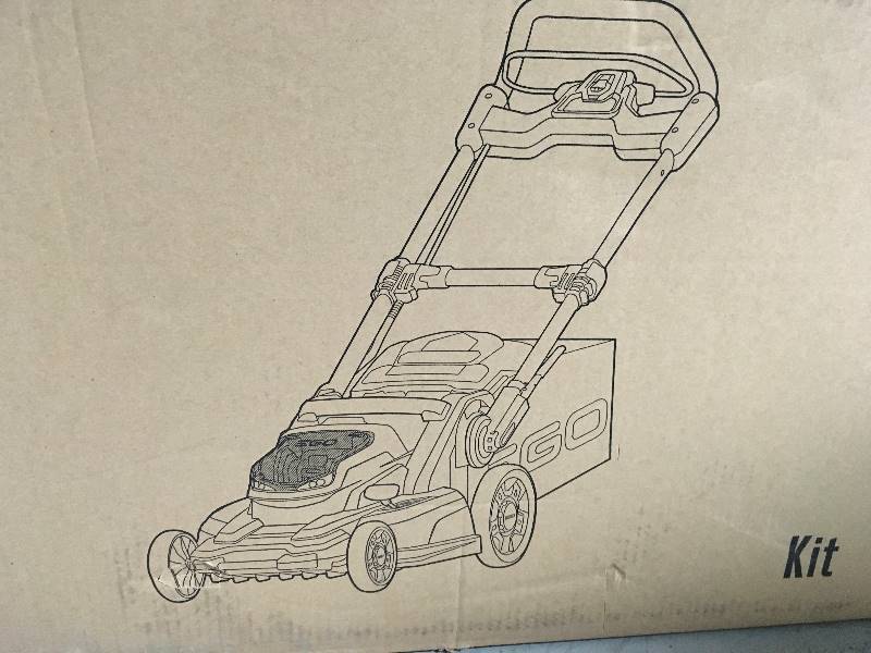 lot 3 image: EGO 20 in. 56-Volt Lithium ion Cordless Battery Walk Behind Push Mower with 5.0Ah Battery and Charger Included in working conditions