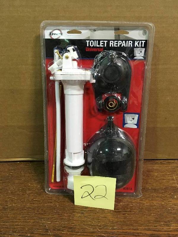 lot 22 image: DANCO Universal Toilet Tank Repair Kit New