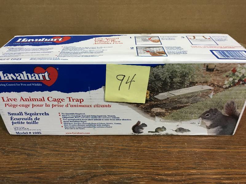 lot 94 image: Havahart Small 2-Door Animal Trap not used
