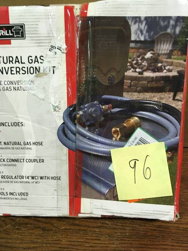 lot 96 image: Nexgrill Industries 710-0008 Natural Gas Conversion Kit not used