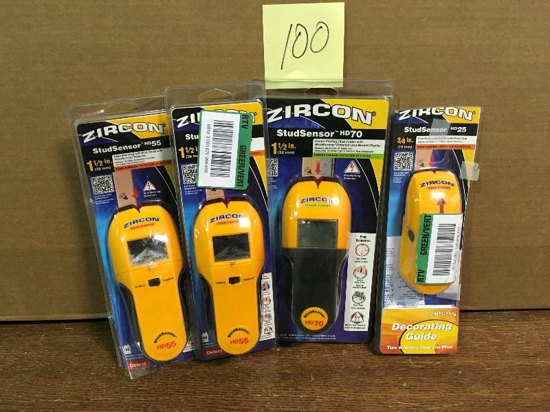 lot 100 image: Mix Lot of 4 pcs Zircon StudSensor ass sizes in good conditions