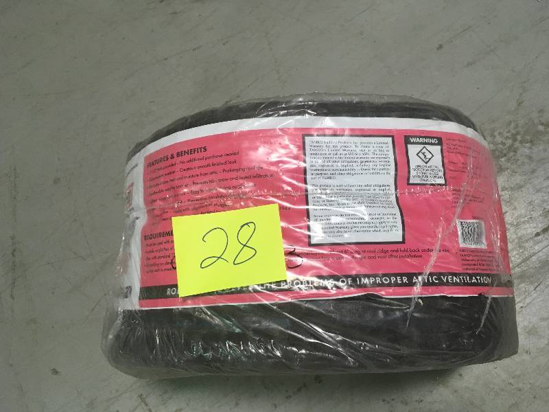 lot 28 image: Tamco BP Roll Vent Continuous Ridge Vent