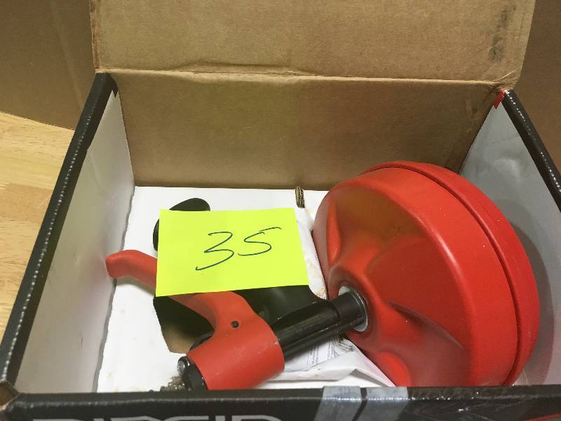 lot 35 image: Ridgid PowerSpin Plus  Used in good working cond.