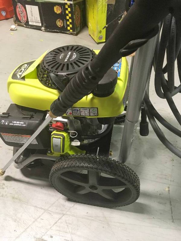lot 54 image: Ryobi  3,000 PSI 2.3 GPM Honda Electric Start Gas Pressure Washer in goog working condition