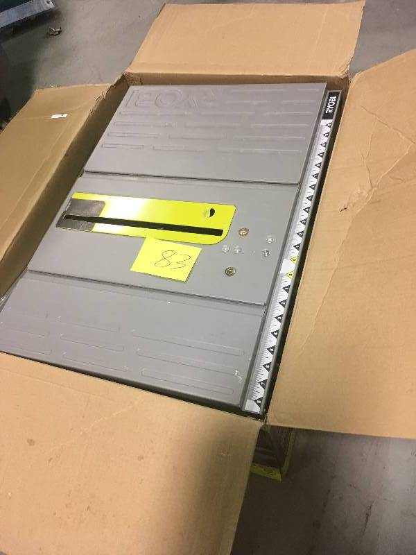lot 83 image: Ryobi 10 in. 15 Amp Table Saw  Used in good working cond.