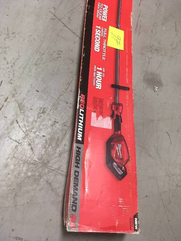 lot 97 image: Milwaukee M18 FUEL 18-Volt Lithium-ion Brushless Cordless String Trimmer (Tool Only) in good working condition
