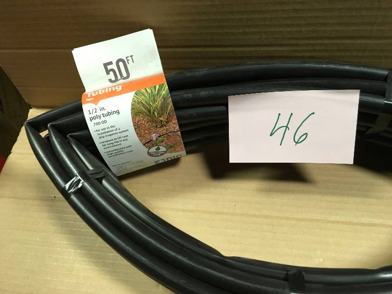 lot 46 image: DIG 12 in. (.700 O.D.) x 50 ft. Poly Drip Irrigation Tubing in good conditions