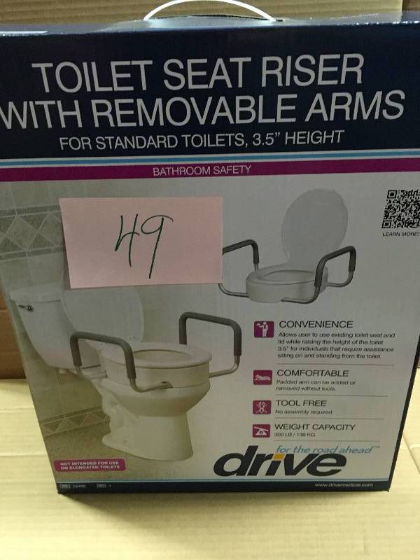 lot 49 image: Drive Seat Riser with Removable Arms in good conditions