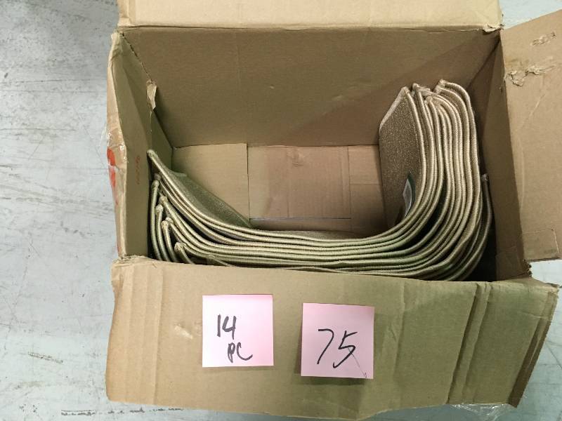 lot 75 image: Big Lot of 14 Mats beige not used