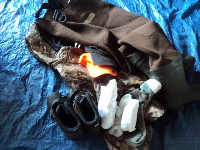 size 10 Thinsulate boots, jacket, s...