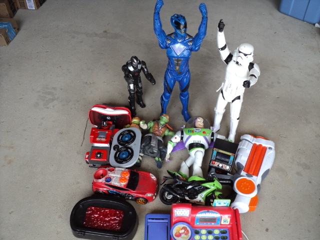 lot of toys...