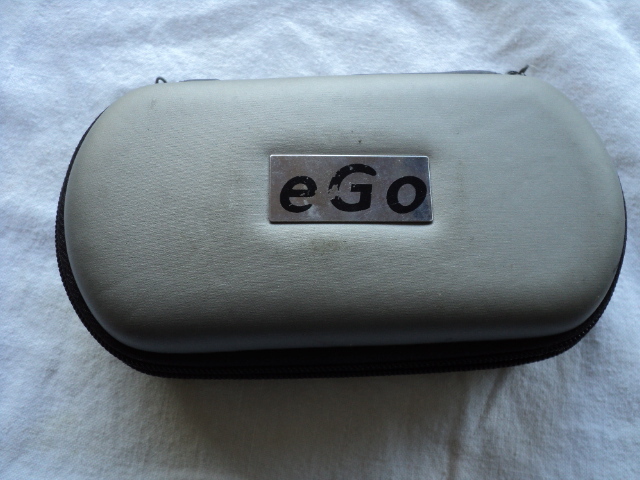 E-Go cigarette case and supplies...