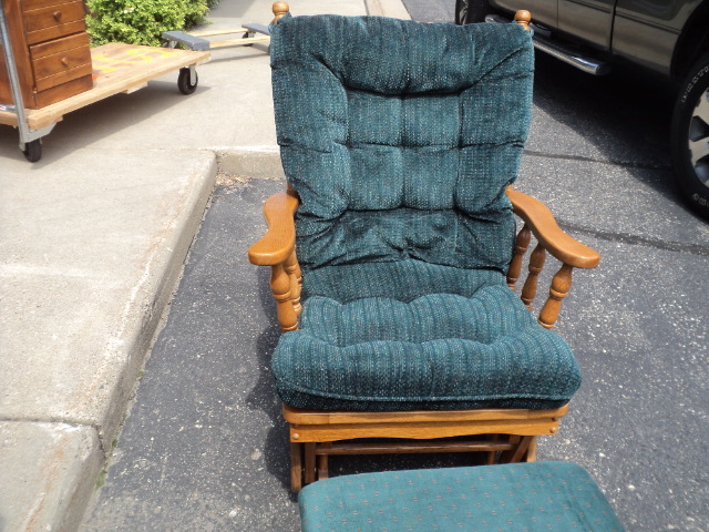 glider rocker and ottoman...