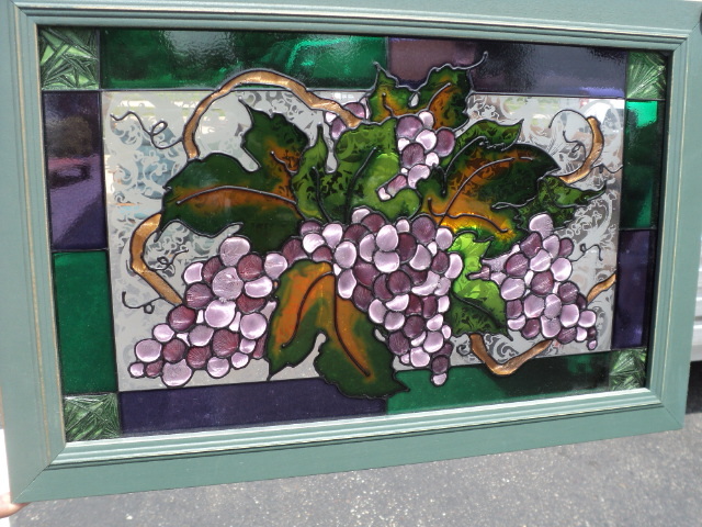 stained glass window 14 x 214...