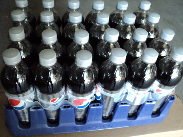 24 pack of Diet Pepsi 16.9 ounce b...
