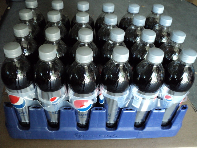 24 pack of Diet Pepsi 16.9 ounce b...