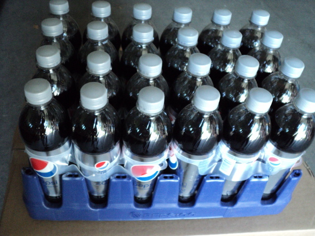 24 pack of Diet Pepsi 16.9 ounce b...
