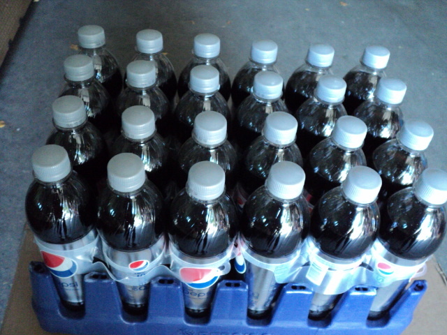 24 pack of Diet Pepsi 16.9 ounce b...