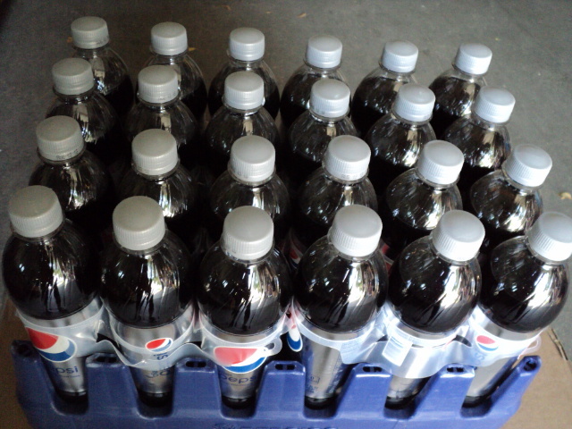24 pack of Diet Pepsi 16.9 ounce b...