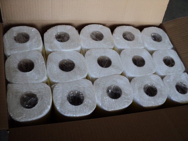case of 30 rolls of Smile paper tow...