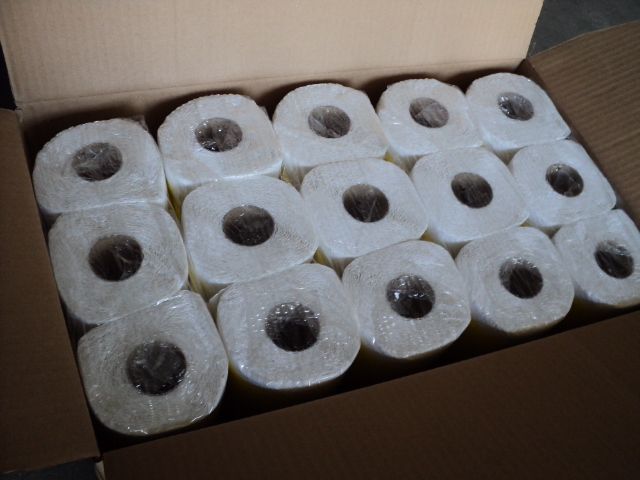 case of 30 rolls of Smile paper tow...