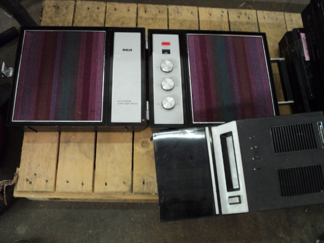 RCA portable 8-track player and Mag...
