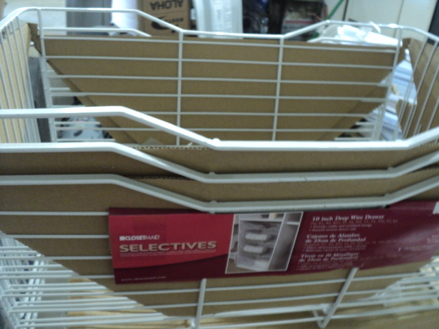 3 ClosetMaid wire baskets - 25 x 1...
