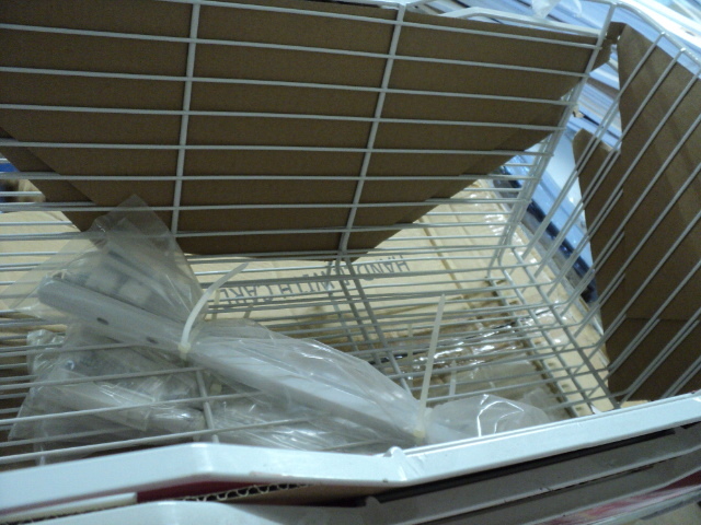 3 ClosetMaid wire baskets - 25 x 1...