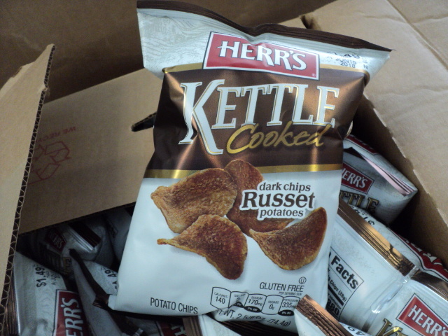 case of 24 Herrs Kettle Cooked Rus...