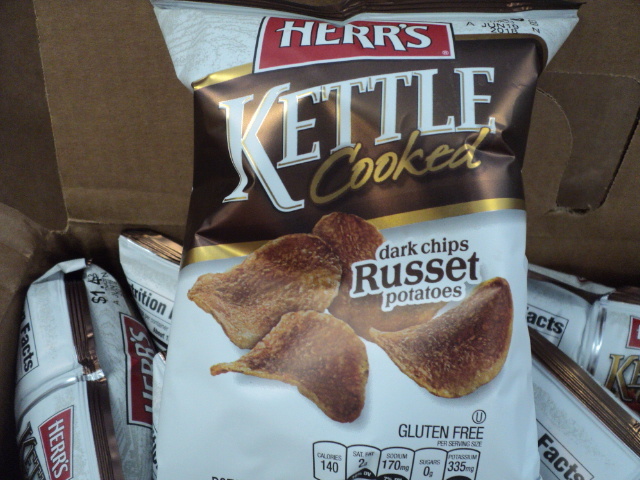 case of 24 Herrs Kettle Cooked Rus...