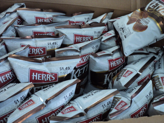 case of 24 Herrs Kettle Cooked Rus...